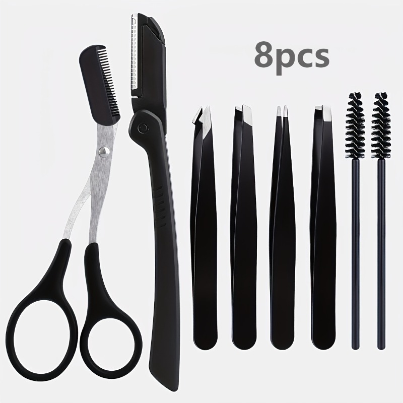 Mens Grooming Kit Bag - طقم تجميل الحواجب من الفولاذ المقاوم