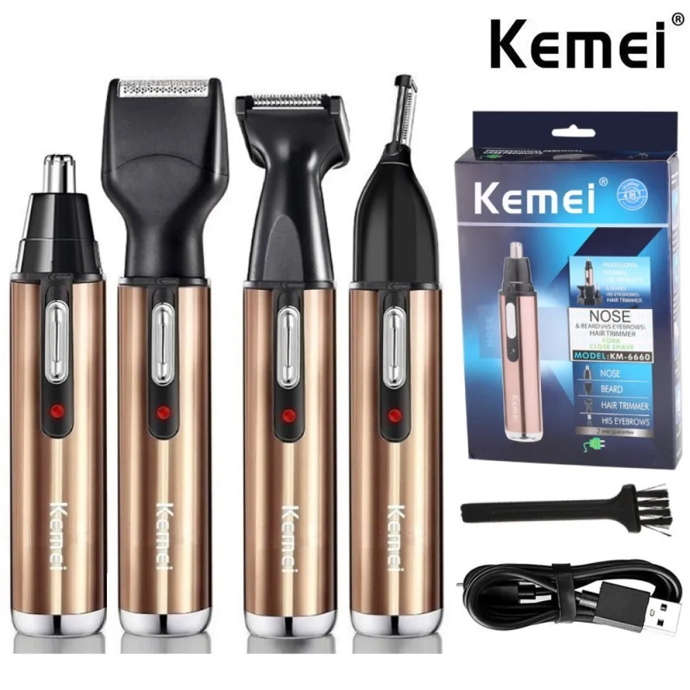 Mens Grooming Box - Kemei الكل في واحد قابلة للشحن