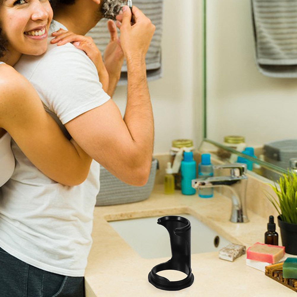 Men'S Grooming & Health Made Simple - حامل فرشاة حلاقة بلاستيكي للرجال (قطعتان)،