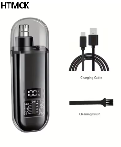 Mens Grooming Kit Bag - ماكينة تشذيب شعر الأنف والأذن القابلة