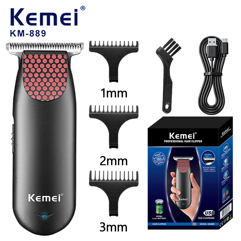 Kemei 889 المهنية جيب مقص الشع - مراجعة Mens Grooming Kit Bag وسعره