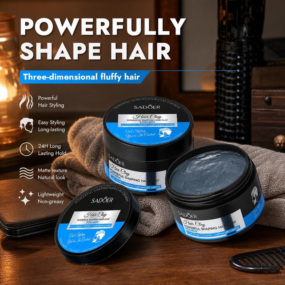 طين تصفيف الشعر غير لامع، قوي  - مراجعة Men'S Grooming & Health Made Simple وسعره