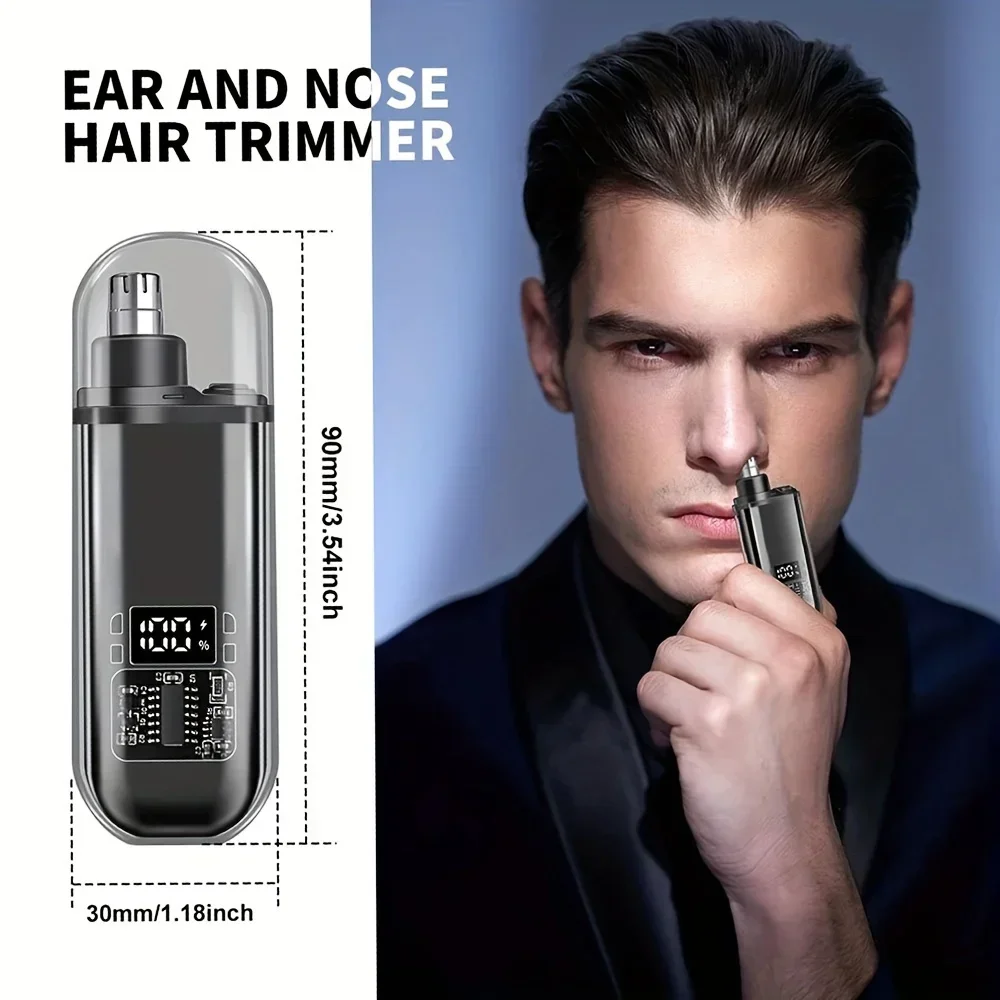 ماكينة تشذيب شعر الأنف والأذن  - مراجعة Mens Grooming Kit Bag وسعره