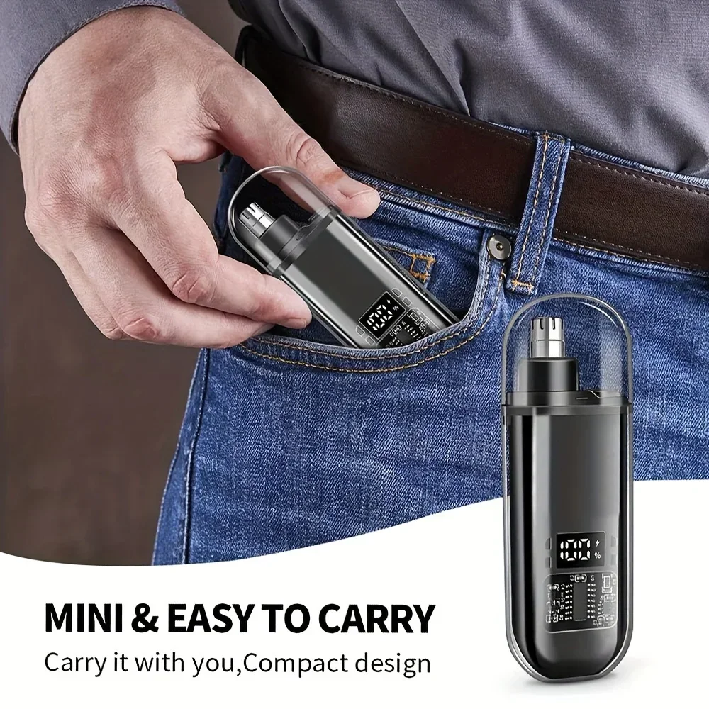 ماكينة تشذيب شعر الأنف والأذن  - مراجعة Mens Grooming Kit Bag وسعره