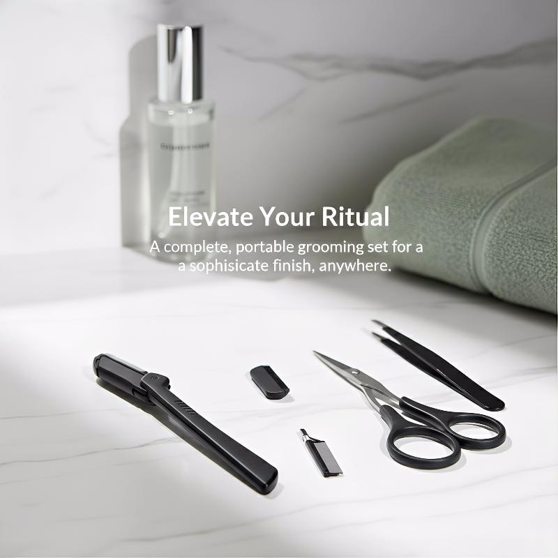 طقم تجميل الحواجب من الفولاذ ا - مراجعة Men'S Grooming Makeup وسعره