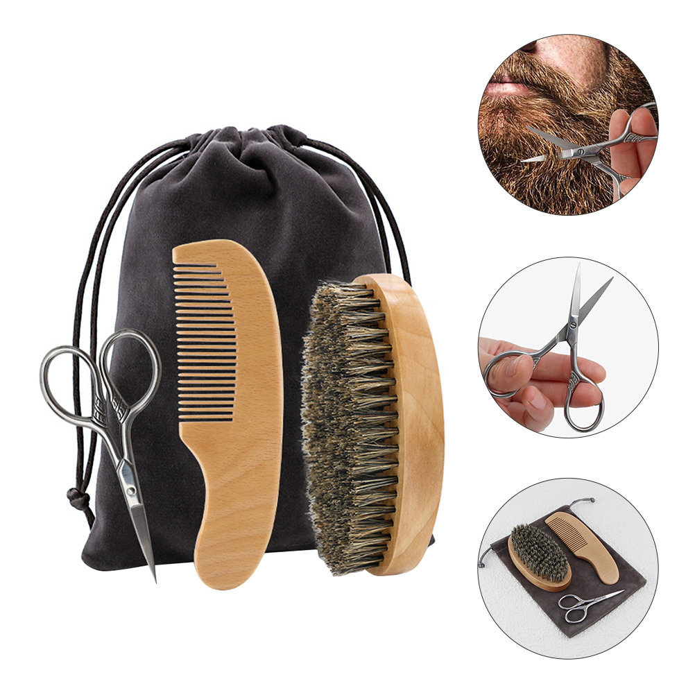 مجموعة تصفيف اللحية للرجال، فر - مراجعة Mens Grooming Kit Bag وسعره
